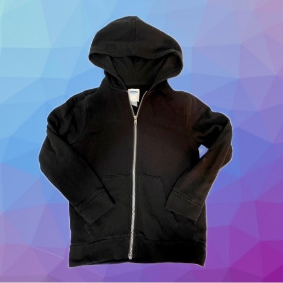 Youth black hoodie size 8 - Picture 1 of 2